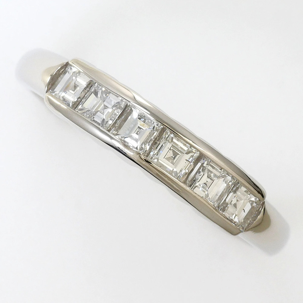 VINTAGE Silver Diamond Ring